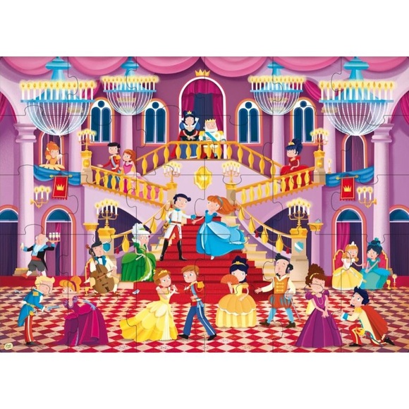 NEW Sassi - Princess Ball Book and Giant Puzzle Set, 30 pcs for 3+ - Picture 2 of 10